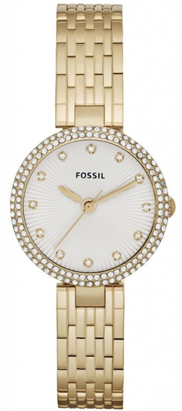 Watch strap Fossil ES3346 Stainless steel Gold Toned 12mm